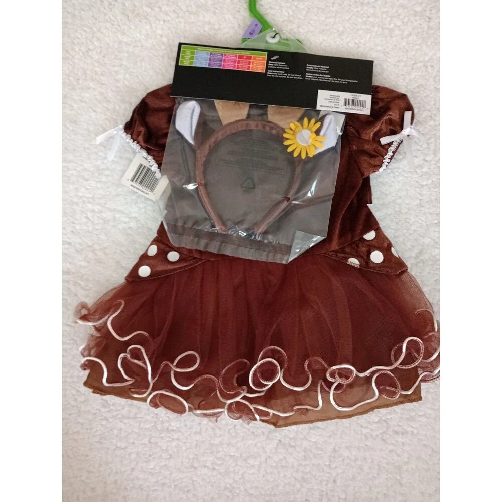 NWT InCharacter Baby Deer Costume Size 6-12 Months